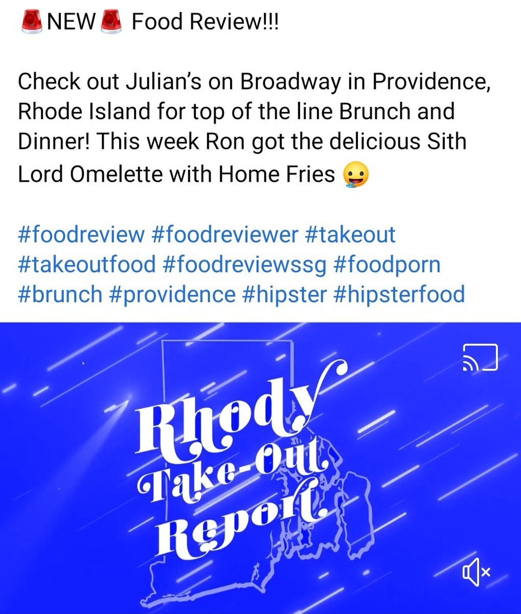 🚨NEW🚨 Food Review!
Check out @julianspvd...
Watch the Rhody Take-out Report here:
https://t.co/uwSoJk0zDU
#foodreview #foodreviewer #takeout #takeoutfood #foodreviewssg #foodporn #brunch #providence #hipster #hipsterfood https://t.co/8GujYN3Kqh
