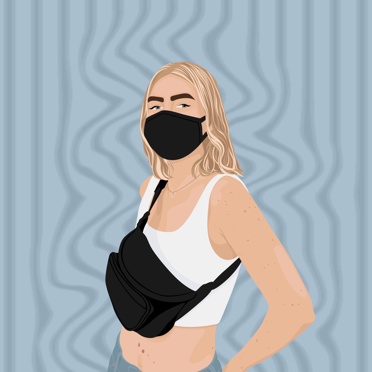 KagDesignCo's tweet photo. Mask up bitches✨ The least you can do to be a good person is wear a mask &amp; be kind to others 💕
#wearamask #wearamask😷 #wearamaskplease #facemasks #facemaskstyle #maskon #maskup #illustration #illustrationdaily #illustrationcrew #dailyillustration #digitaldesign #digitalart https://t.co/AkPJumon7n