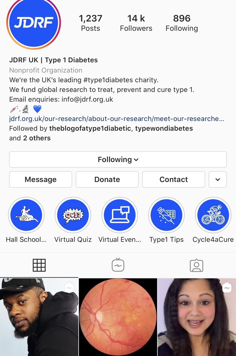 Thank you @JDRFUK for the support!