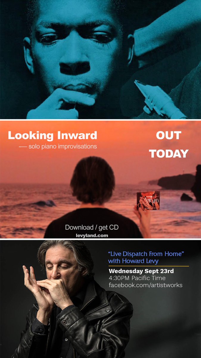 3 things today: 1) Happy Birthday, John Coltrane 2) New album is out 3) "Live Dispatch From Home" with ArtistWorks.