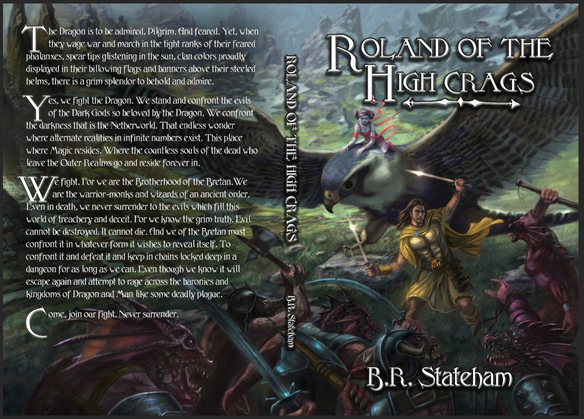BStateham's tweet photo. Here's the full cover for Roland of the High Crags.  If you can, read the back cover.  It may perk your interest. https://t.co/RM3QLhzMOY