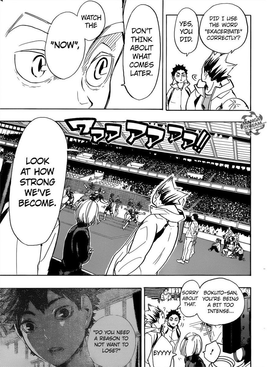 still mourning the fact that raba nd gokun wont be in the haisute nekoma match to give us this scene :((