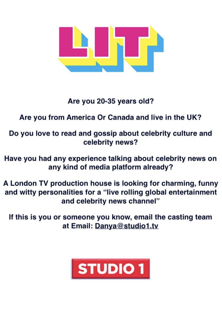 Presenter Casting Call. Full details below 👇 #casting #castingcall #presentercasting #presenterswanted #tvpresenter