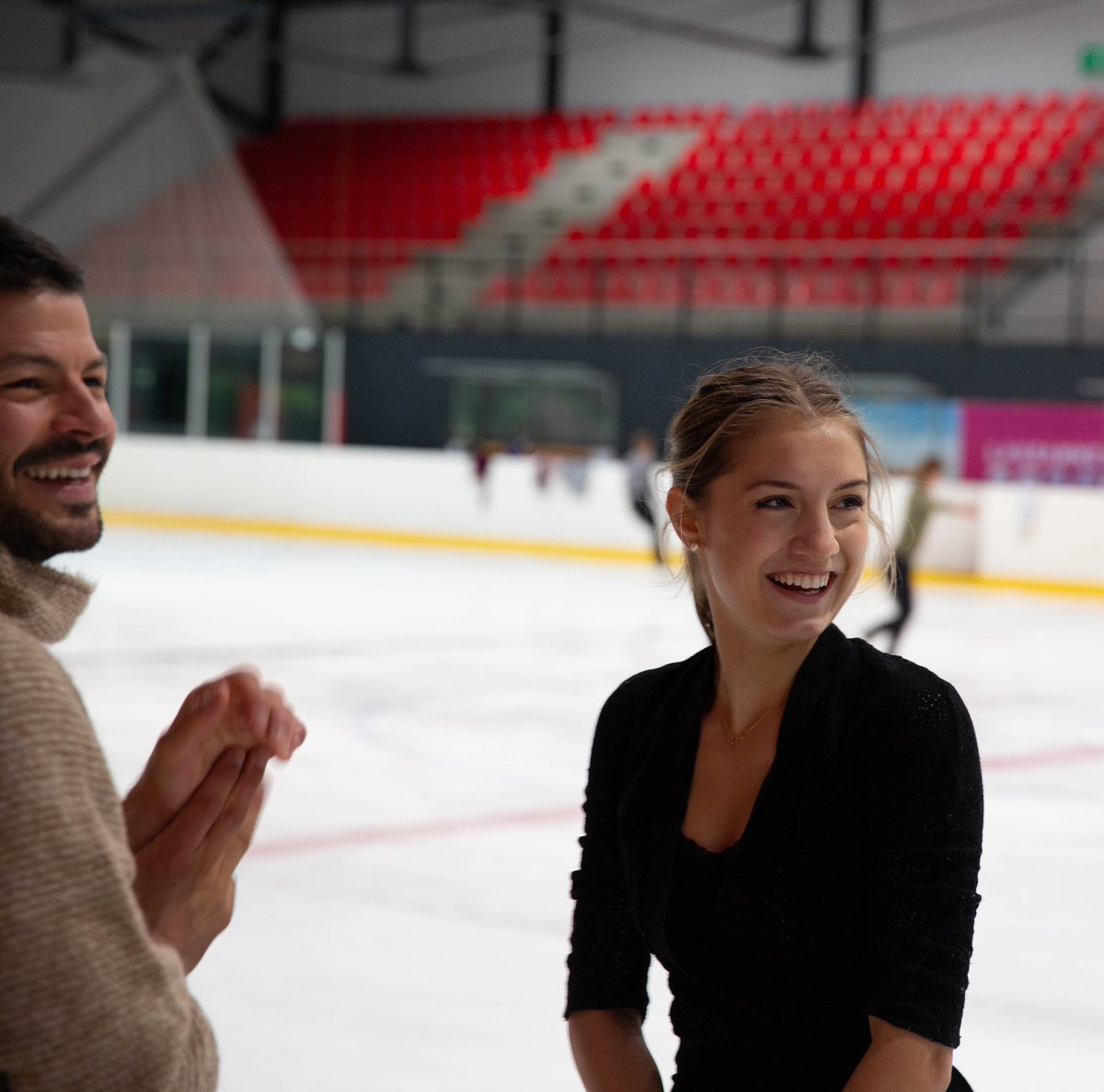 SkatingSchoolCH's tweet photo. Best of luck to Alexia Paganini and Deniss Vasiljevs who are starting their season at the Nebelhorn Trophy in Oberstorf tomorrow! Watch live from 13.00 CEST using the livestream link https://t.co/pTtSKsyG6h https://t.co/8E1MKMoqvb