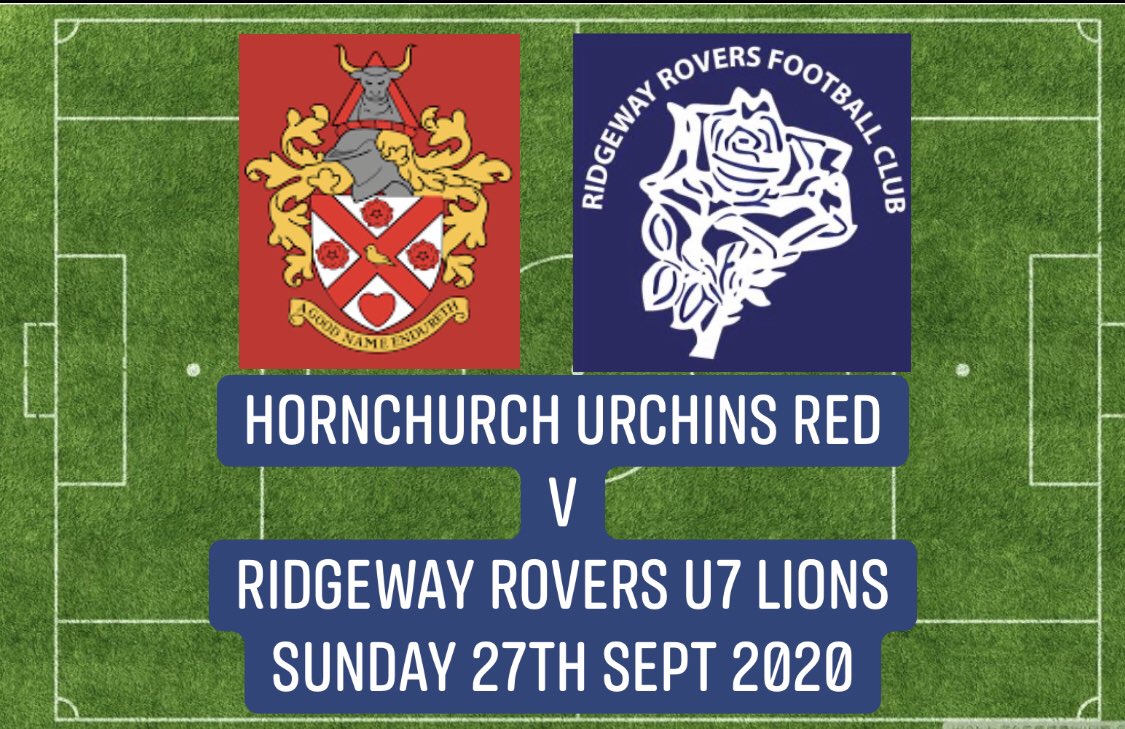 .....and the match has been confirmed! The U7 Lions wearing their away kit sponsored by @energiefitnesschingford for the first time, are looking forward to visiting the @hornchurchfcofficial Urchins Red #RidgewayRovers #RidgewayRoverU7Lions #EchoLeague #AshDivision