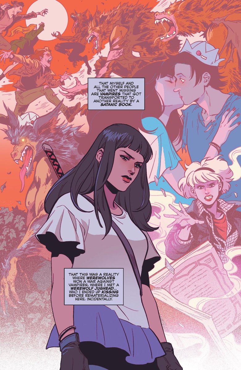 VAMPIRONICA: NEW BLOOD tpb is out TODAY!? 

Published by @ArchieComics, written by @FrankTieri and @MichaelMoreci, drawn by me and @Supajoe, colored by @MattHerms, lettered by Jack Morelli. #NCBD 

More info: https://t.co/5n2QbECIQu 