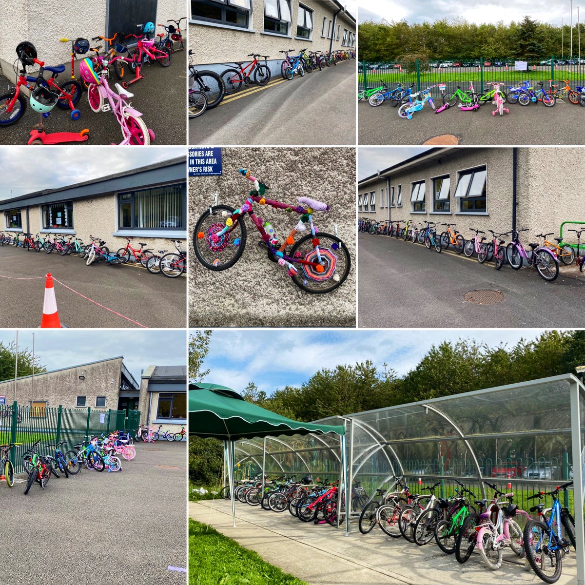 Limericksports's tweet photo. @stbrigidsns1 @LimerickCouncil Create a school culture &amp; environment that promotes cycling &amp; they will cycle 🚴🏻‍♀️🚴🏼‍♂️
Fantastic work by staff, parents &amp; most importantly the students in @stbrigidsns1 doing a super job promoting cycling to school during #BikeWeek2020 
#ActiveLimerick https://t.co/6AuOUxJ5dR