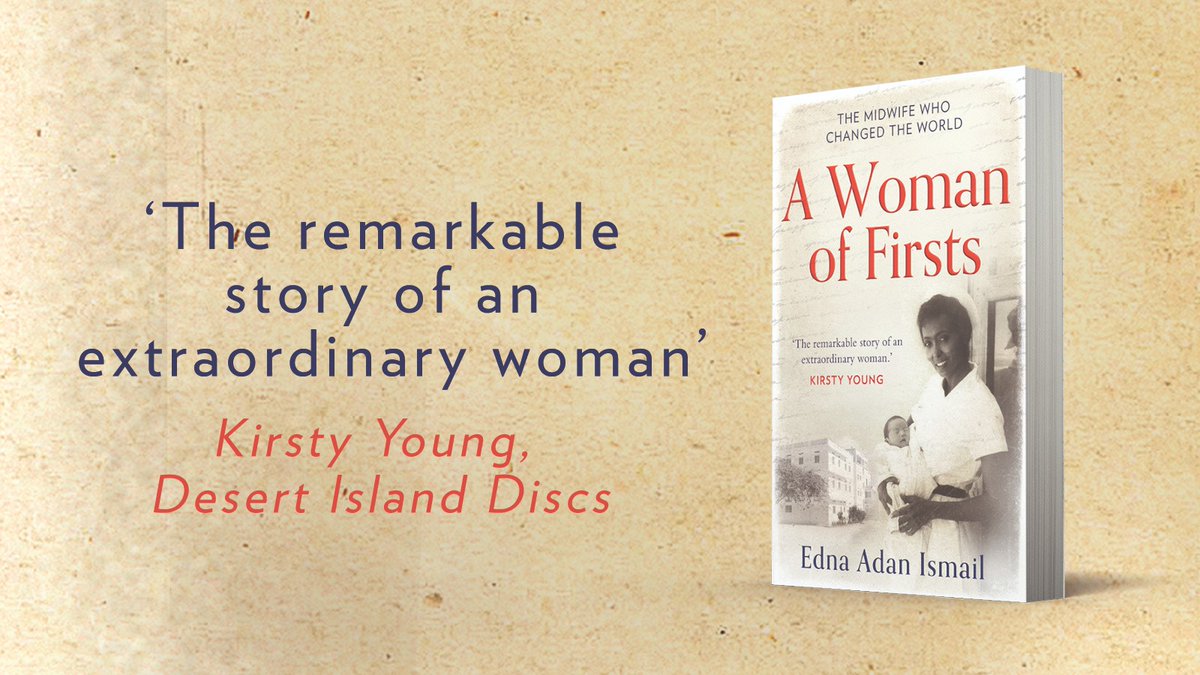 HQstories's tweet photo. Discover the incredible true story of @EdnaAdan in this unique snapshot of the birth of a nation and the life of a truly remarkable woman.
#AWomanofFirsts is available from: https://t.co/XBzq3p2mhp @wendholden https://t.co/GB8lKluPaz