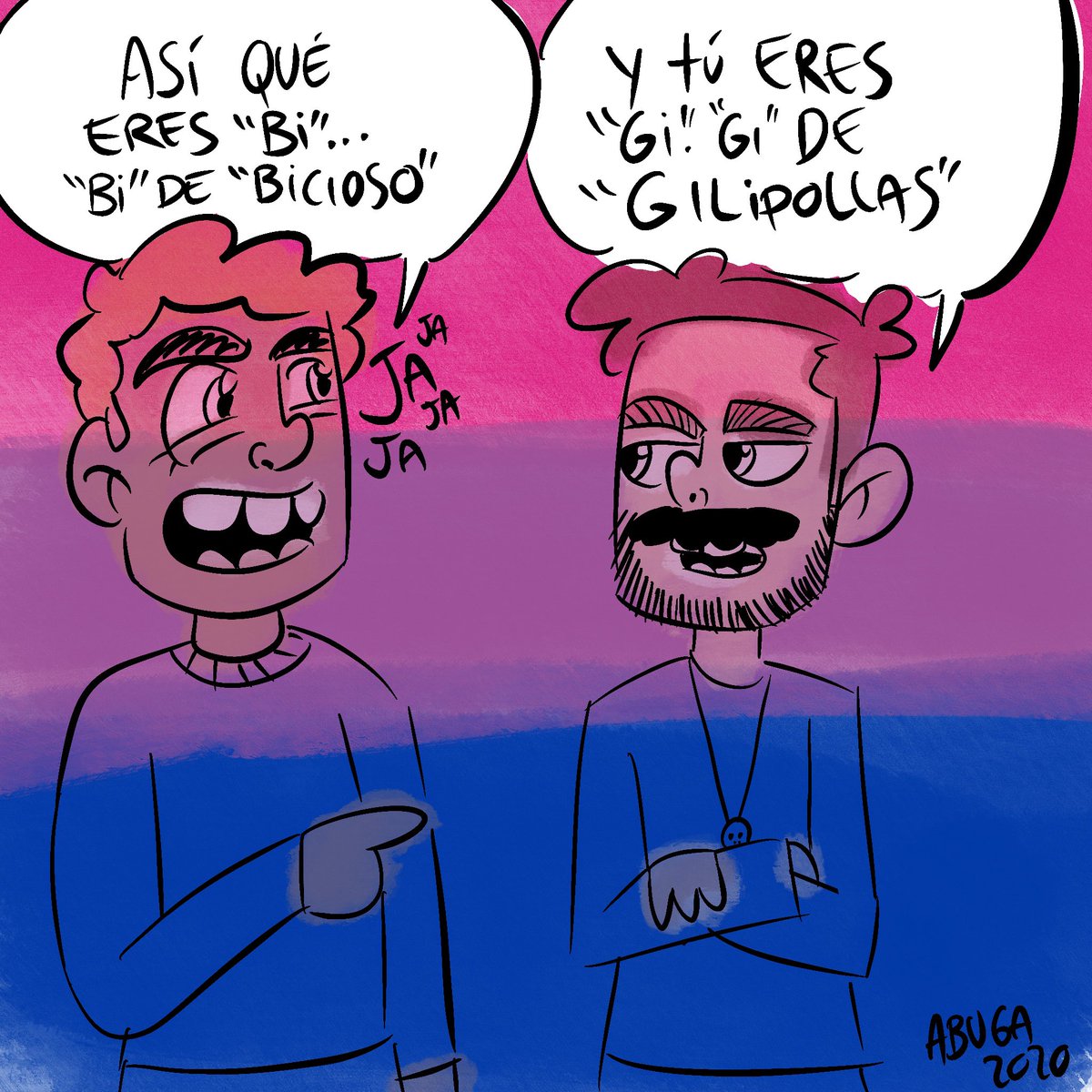 Abuga2's tweet photo. Feliz día internacional de la #visibilidadbisexual
Un abrazo muy fuerte para todes les bisexuales💖💜💙
#bisexual #bisexualidad #bivisibilityday #stopbifobia #queerart #queer #querrartist #procreate #projecteabuga https://t.co/x3MSiolxzD