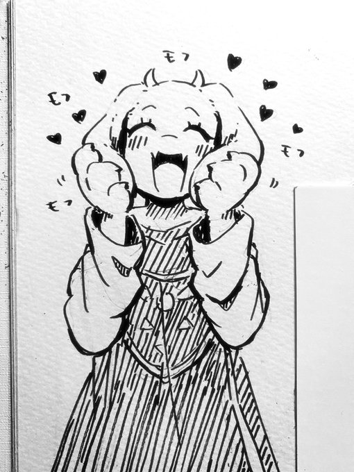 うれしくてモフモフするママ 