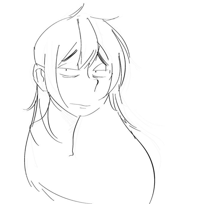 線画に黒をバケツでベタ塗りした後に消しゴムで白線、毛先を消して線を引き直した後で細い黒ペンで毛並みに沿って描いていきます
ベタは一旦別レイヤーで作業してからバランスを整えて、白線と黒ペンで塗りつぶしたり調子変えたりするのを繰り返し納得したら完成です https://t.co/1hUbCULwFg 