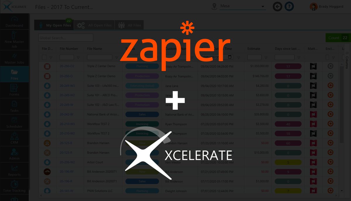 XcelerateSoftw1's tweet photo. Xcelerate is now connected to Zapier. Now, you have the power to integrate your Xcelerate account to virtually any supported supported software app... The benefits are endless - and we make it easy! Want to learn more?

#restoration #waterdamage #firedamage #restorationsoftware https://t.co/2doMBYOWUQ