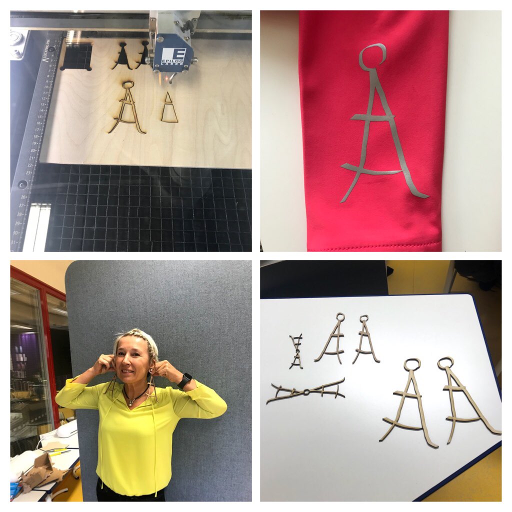 NinaPirttinokka's tweet photo. Luovuus ja uudet välineet synnyttävät idean ja sytyttävät innostuksen. Koulutuspäivän tuloksia. Joo on se Eiffel-torni 😉 #juniversity #makerspaceman #opsagentti #kieltenopetus https://t.co/vbQ7i3iLO9