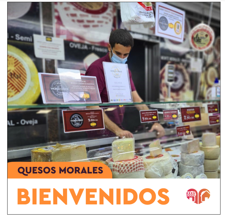 <a href="/QuesoMoralesMad/">Queso Morales Madrid</a> es sinónimo de Fernando o del tradicional Mercado Maravillas. Fernando, su dueño, es de esas personas que queremos en el barrio! Hemos trabajado con él digitalizando su negocio para que sus productos lleguen a la puerta de  tu casa. 🛵🤩 tubarrioenunclic.es/quesos-mancheg…