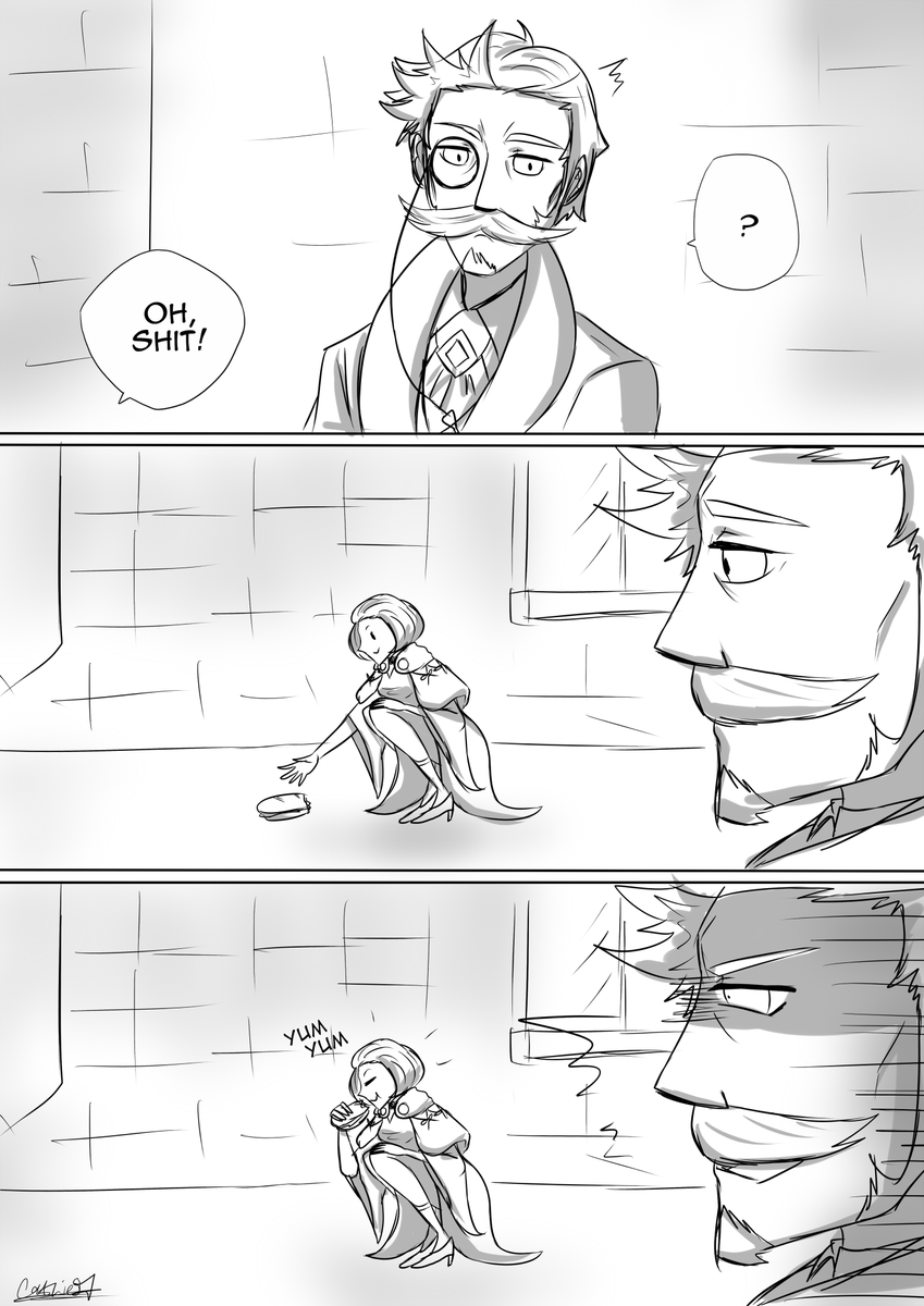 CathieKoi97's tweet photo. This comic was popular on my tumblr account.
Manuela and sandwich

#FireEmblemThreeHouses #FireEmblem #Hanneman #Manuela #Byleth #fanart #comics https://t.co/h5YkndwPkl