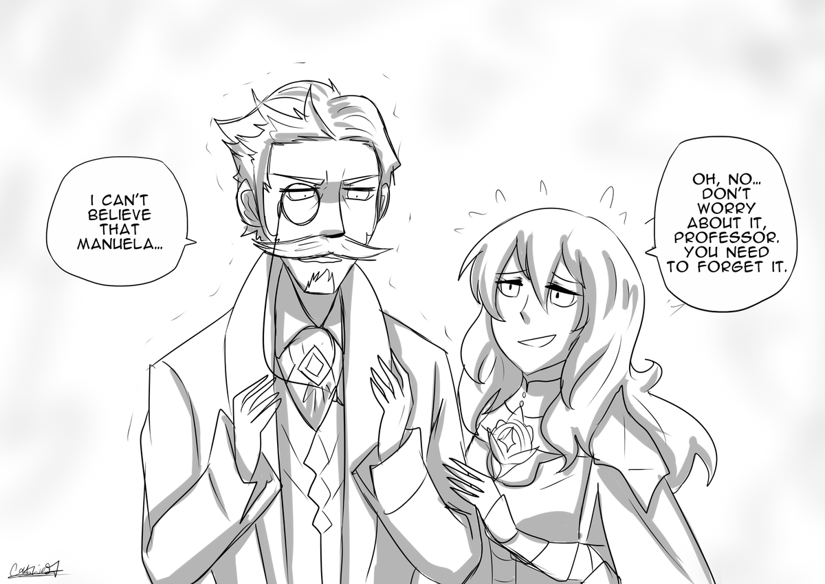 CathieKoi97's tweet photo. This comic was popular on my tumblr account.
Manuela and sandwich

#FireEmblemThreeHouses #FireEmblem #Hanneman #Manuela #Byleth #fanart #comics https://t.co/h5YkndwPkl