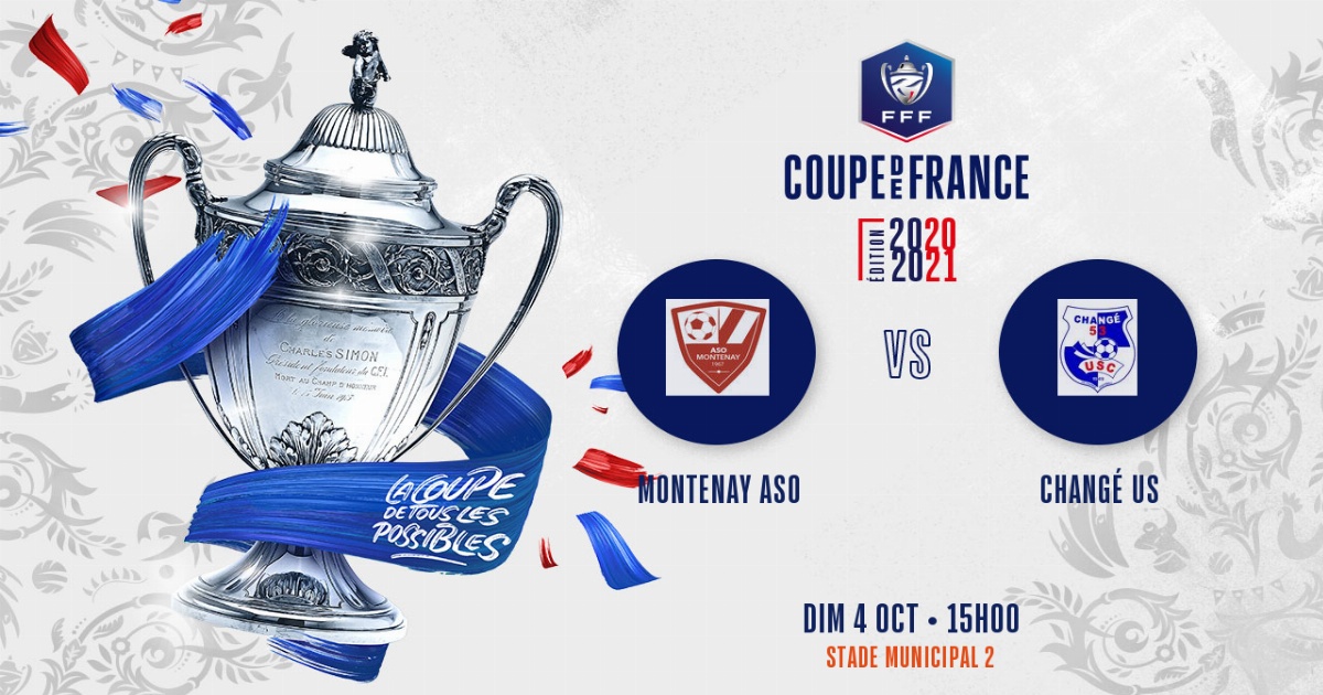 Depuis ce midi, nous connaissons notre adversaire pour le 4ème tour de Coupe de France ! 👍

Et pas des moindres ! Nous recevrons l'US Changé Football (National 3). 

On vous attend nombreux pour nous aider à nous surpasser !!! 🔴⚪️