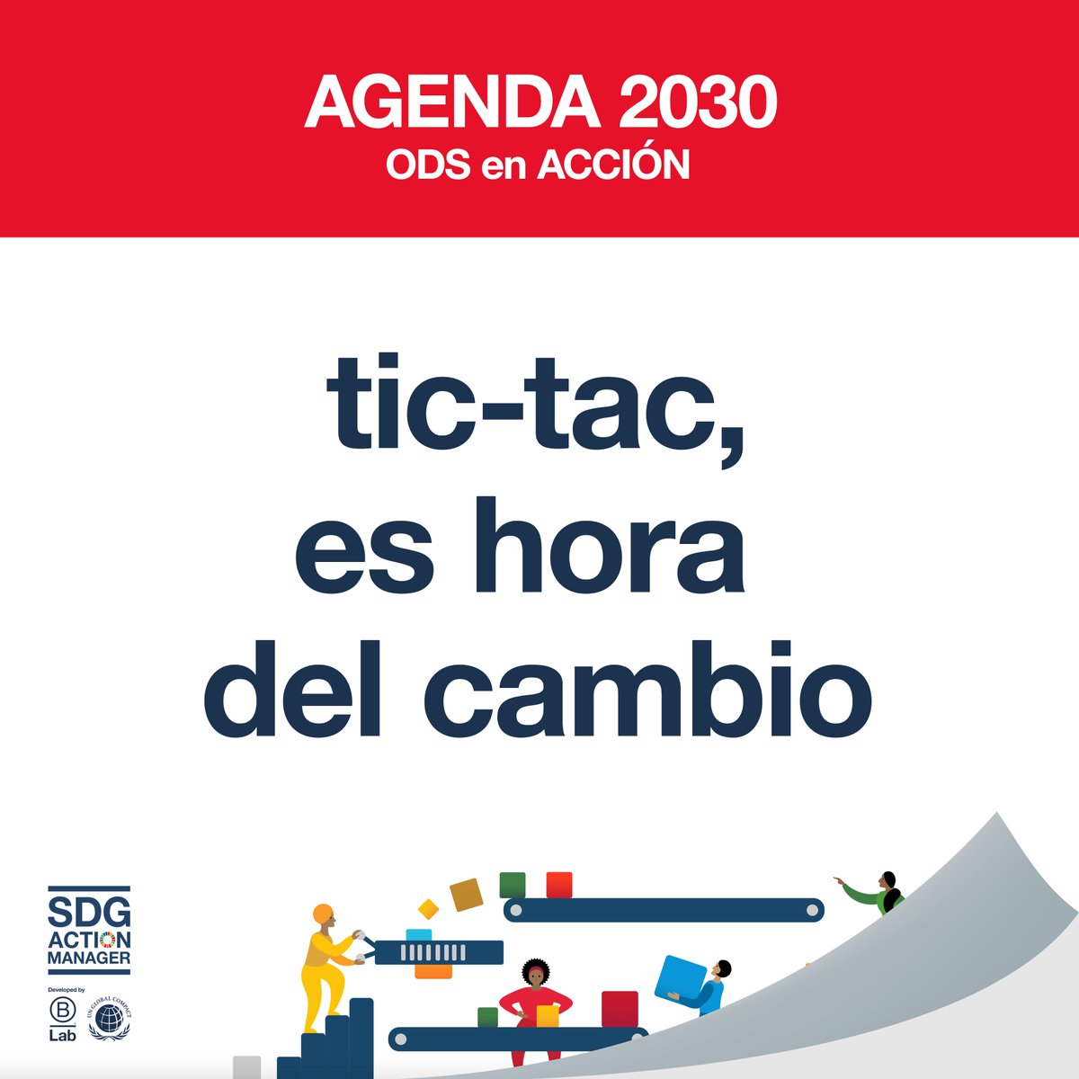 SistemaB's tweet image. Los 17 Objetivos de Desarrollo Sostenible de la #ONU 🕊️ son la respuesta a los desafíos más urgentes del mundo 🌎. Y hay que lograrlos para 2030 💪 Por eso @BCorporation y @GlobalCompact diseñaron el #SDGActionManager ⚙️ para poner tus #ODSenAcción: bit.ly/33KvtNu