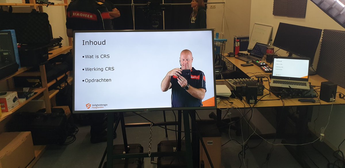 mpdijk's tweet image. Opname voor nieuwe digitale les over CRS. #vrhvbh #leukebaan