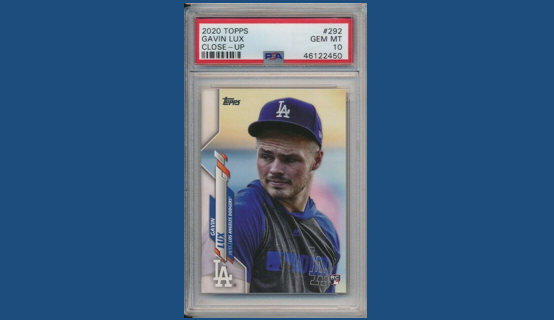 CardSnoop's tweet image. “He has a real maturity in the batter’s box I don’t think I’ve ever seen from someone that age.” -Andrew Friedman, LAD Pres. of Baseball Operations

Are you collecting Gavin Lux?  Watching the game tonight?

#GavinLux #2020Topps #PSA10 #LADodgers #DodgersvsAs