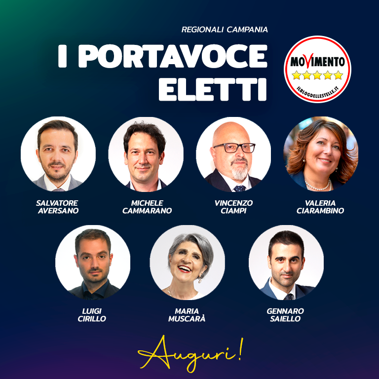 Un ringraziamento speciale a Tommaso Malerba e Vincenzo Viglione per lo straordinario lavoro compiuto in questi 5 anni in Consiglio Regionale e un grandissimo in bocca al lupo ai nuovi portavoce eletti che porteranno in alto i diritti delle donne e degli uomini della nostra terra