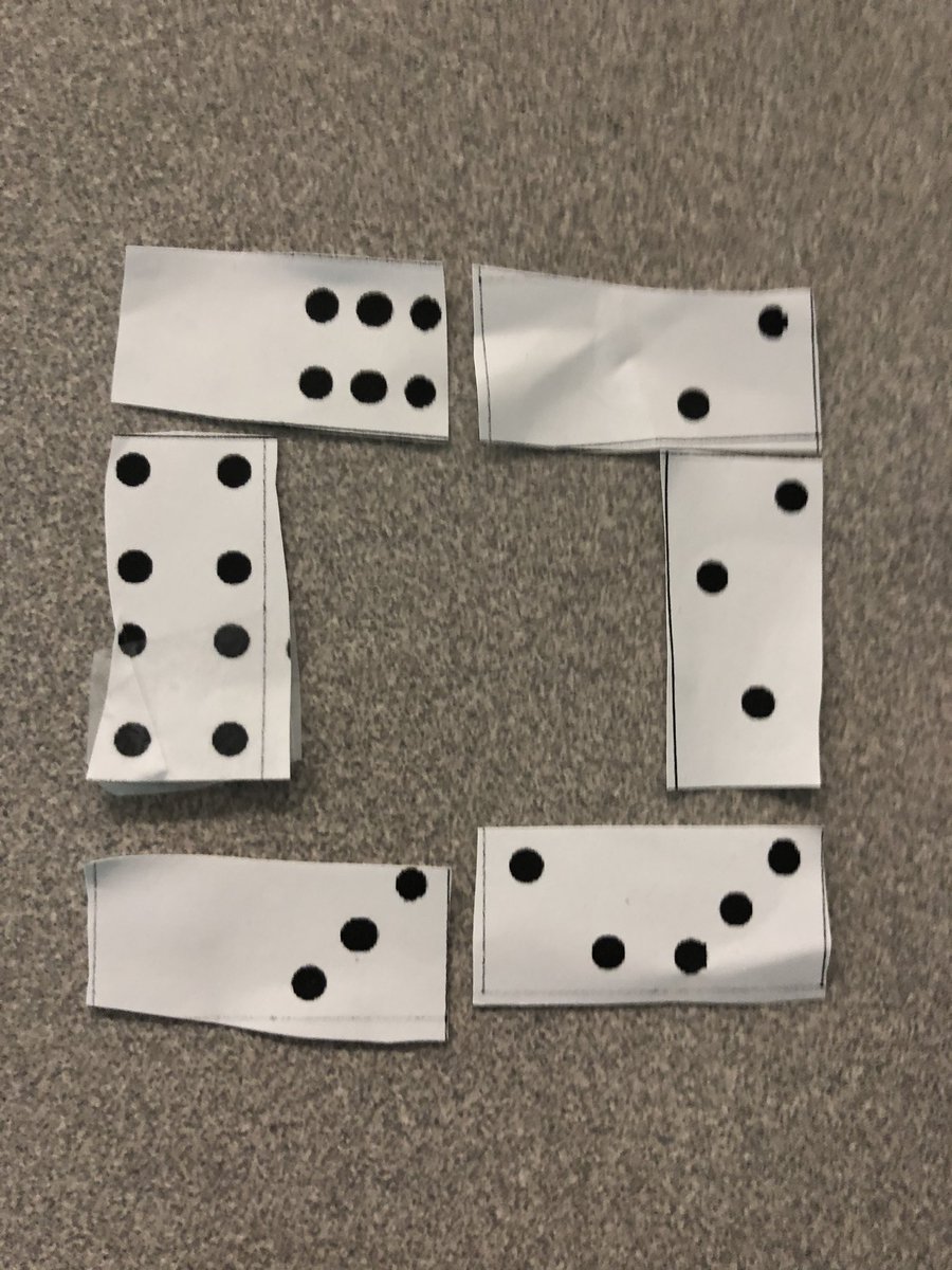 ms_stevenskr's tweet image. Can you make a box out of dominos where each side equals the number eight? #mathproblemsolving check out the different boxes our class came up with.