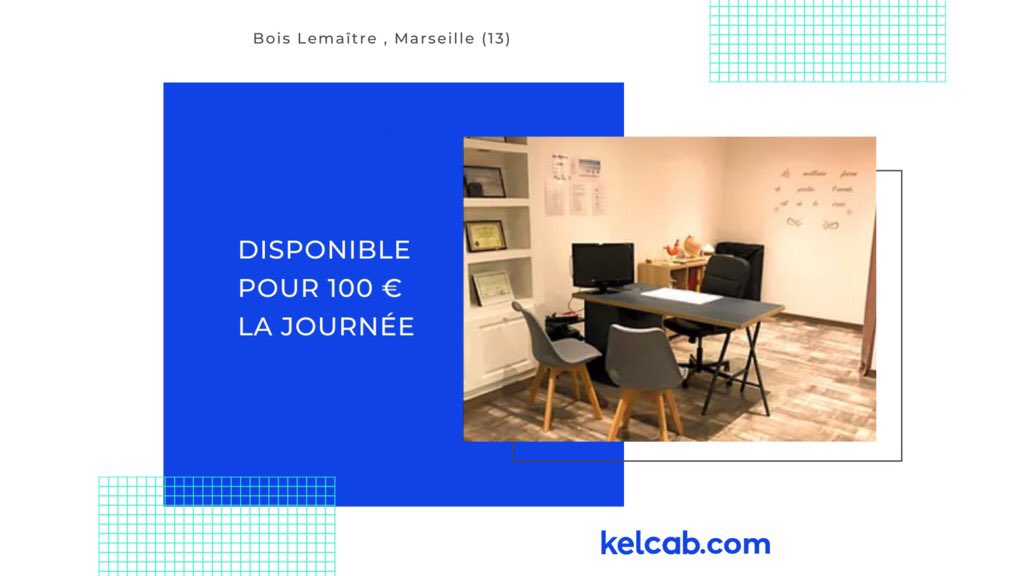 kelcab's tweet photo. ☀️ Kelcab est également présent dans le sud de la France et vous propose ce cabinet disponible à la journée à Marseille

#medical #cabinet #cabinetalouer #marseille #cabinetrentable #locationcabinet #locationlocal https://t.co/D7uWvnC9SM