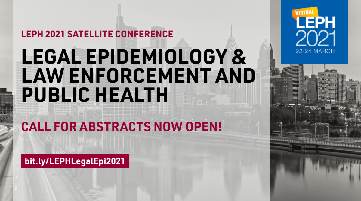 PHLR_Temple's tweet image. We’re hosting a special #legalepi -focused satellite conference at @LEPH2021 and are looking for presenters! Submit to the call for abstracts TODAY! #phlaw
Learn more: bit.ly/LEPHLegalEpi20…