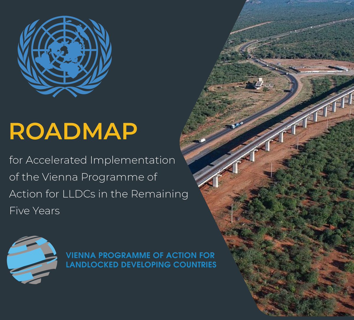 UN-OHRLLS (@unohrlls) on Twitter photo A 5-year Roadmap was adopted today at #UNGA at a meeting of Foreign Ministers of Landlocked Developing Countries incl. a call to action for policymakers, #PrivateSector, #DevelopmentBanks & <a href="/UN/">United Nations</a> to help address the structural challenges in #LLDCs
📘bit.ly/2EqZ99Q A 5-year Roadmap was adopted today at #UNGA at a meeting of Foreign Ministers of Landlocked Developing Countries incl. a call to action for policymakers, #PrivateSector, #DevelopmentBanks & <a href="/UN/">United Nations</a> to help address the structural challenges in #LLDCs
📘bit.ly/2EqZ99Q