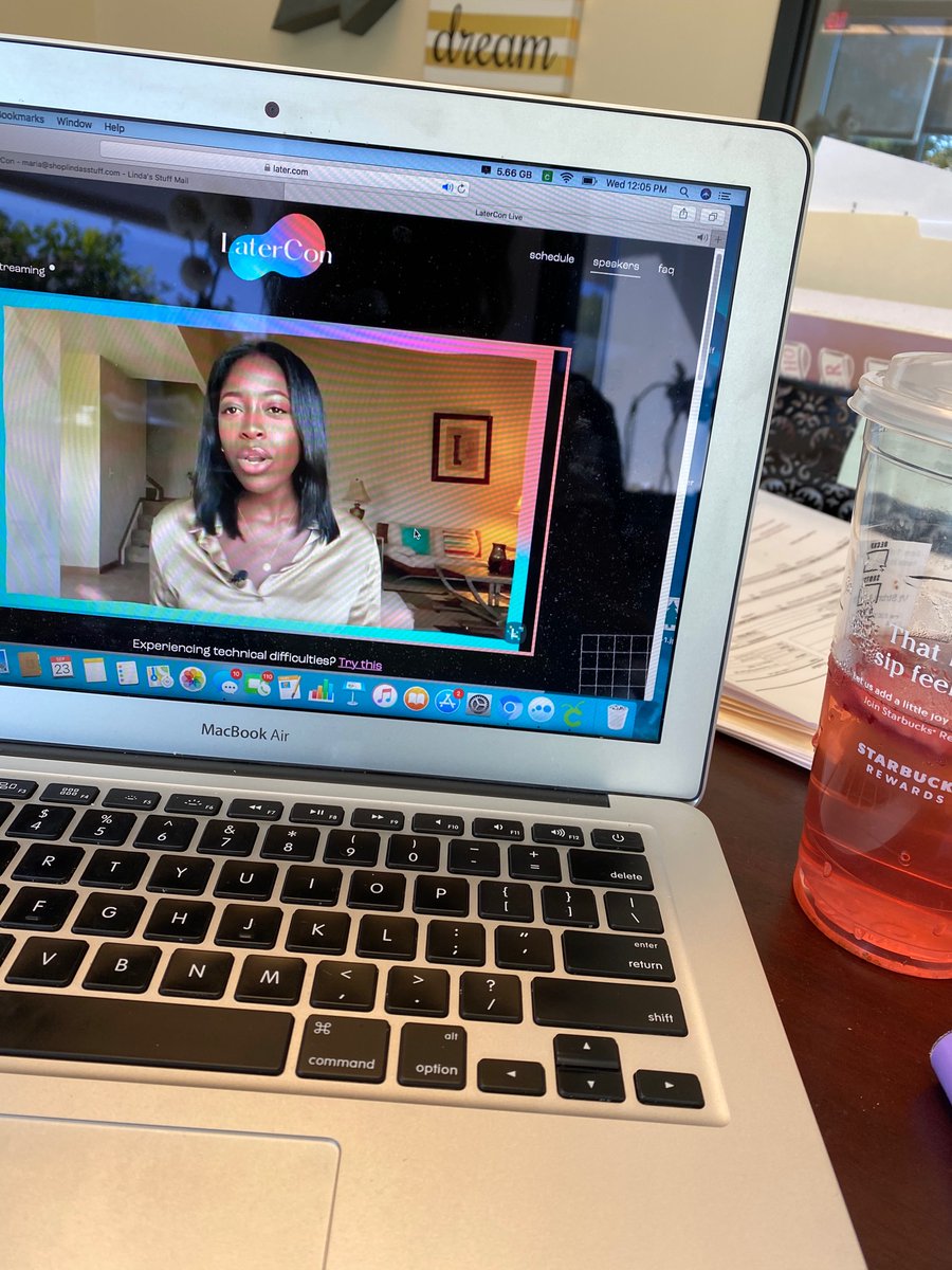LindasStuff's tweet photo. Tuning into #latercon and loving all the knowledge from all the great speakers!! @latermedia https://t.co/HqzH94zQaN