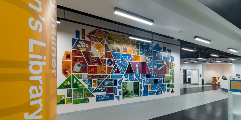 EPLdotCA's tweet photo. The Shelley Milner Children's Library is officially open and ready for you to visit! Check out these six (out of many) fun activities you and your kids can do at the Library: https://t.co/soMRo7DkDd #HelloMilner https://t.co/ADxAApbslh