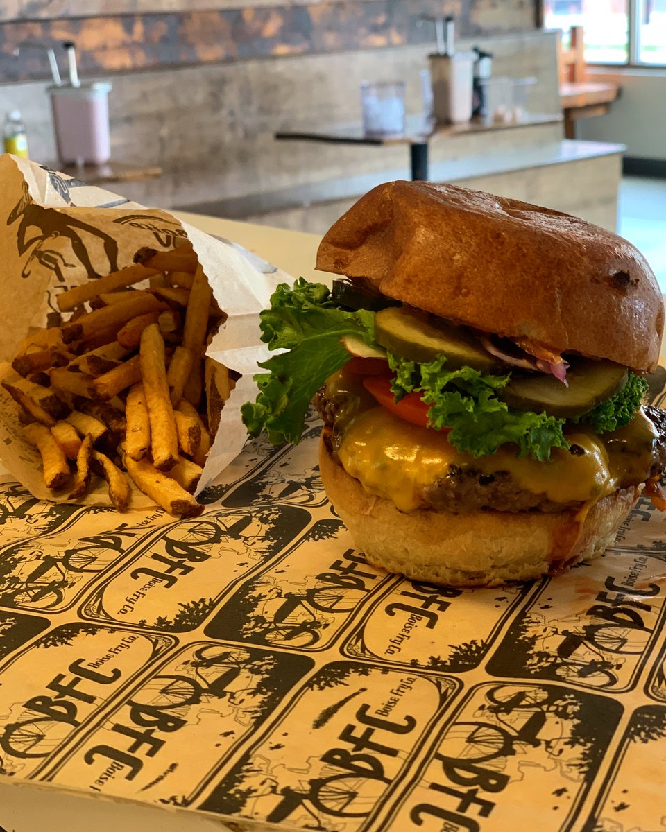 Skip the line and get the best fries with burgers on the side to-go! Call your nearest location or simply order online at boisefrycompany.com #boisefrycompany