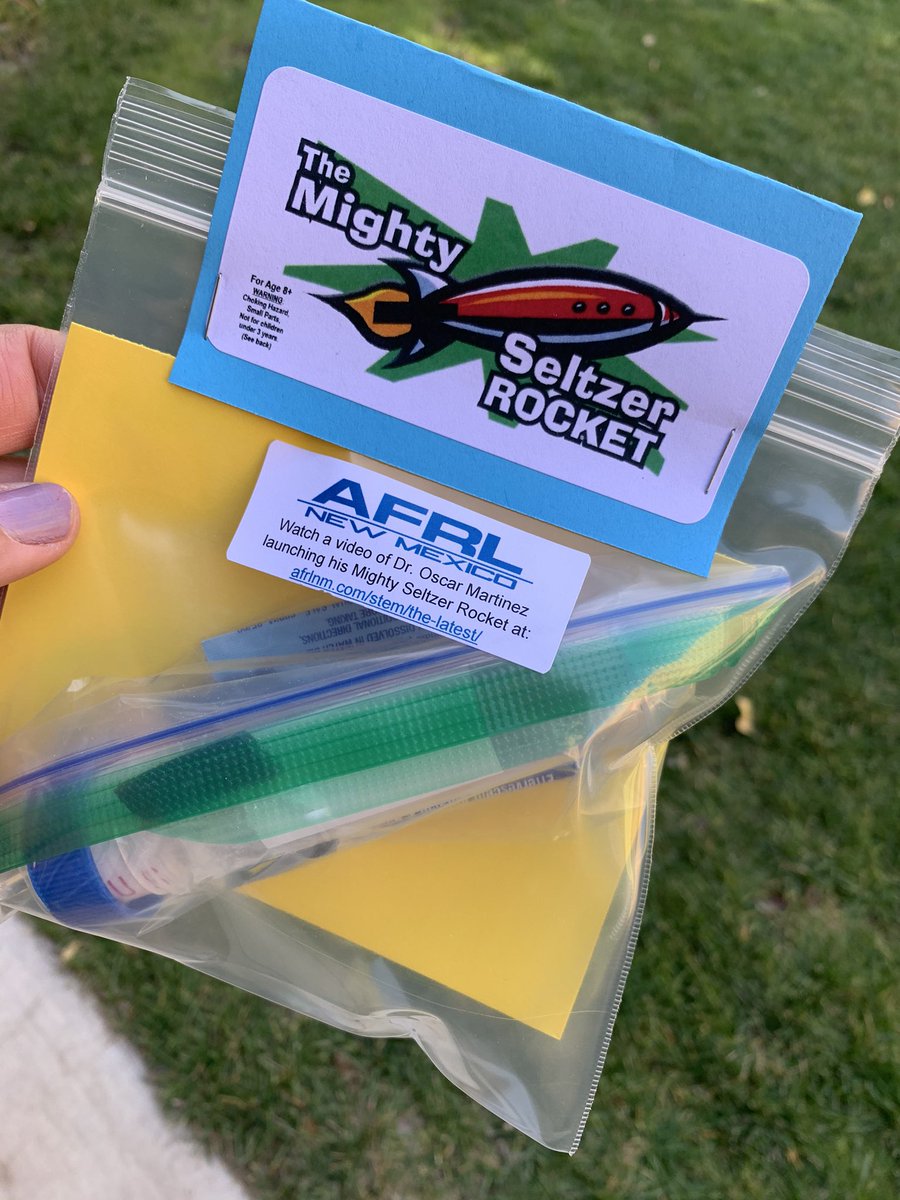 APSinnovates's tweet photo. Thank you Air Force Research Labs for sending STEM home this week. Mission Avenue 4th graders had a mighty good time with their rockets during Science Fiesta!!!! #NMScienceFiesta #STEAMforAll #engineeringthefuture @missiontbirds @AFResearchLab https://t.co/iXfMPao0Xh