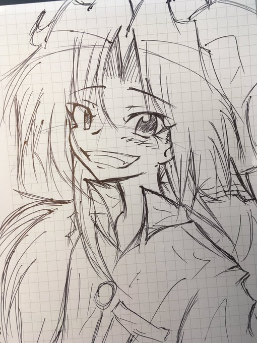 #過去絵を投げて絵を描いた気になろうキャンペーン 

癒しのマッドサイエンティスト八女っち?‍?
主人公:健児の妹

#イラスト
#オリキャラ
#マッドサイエンティスト
#杉山八女 