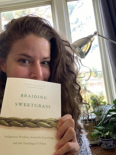 6. "Braiding Sweetgrass" by Robin Wall Kimmerer, sent in by Chelsea Pike  #SciLit