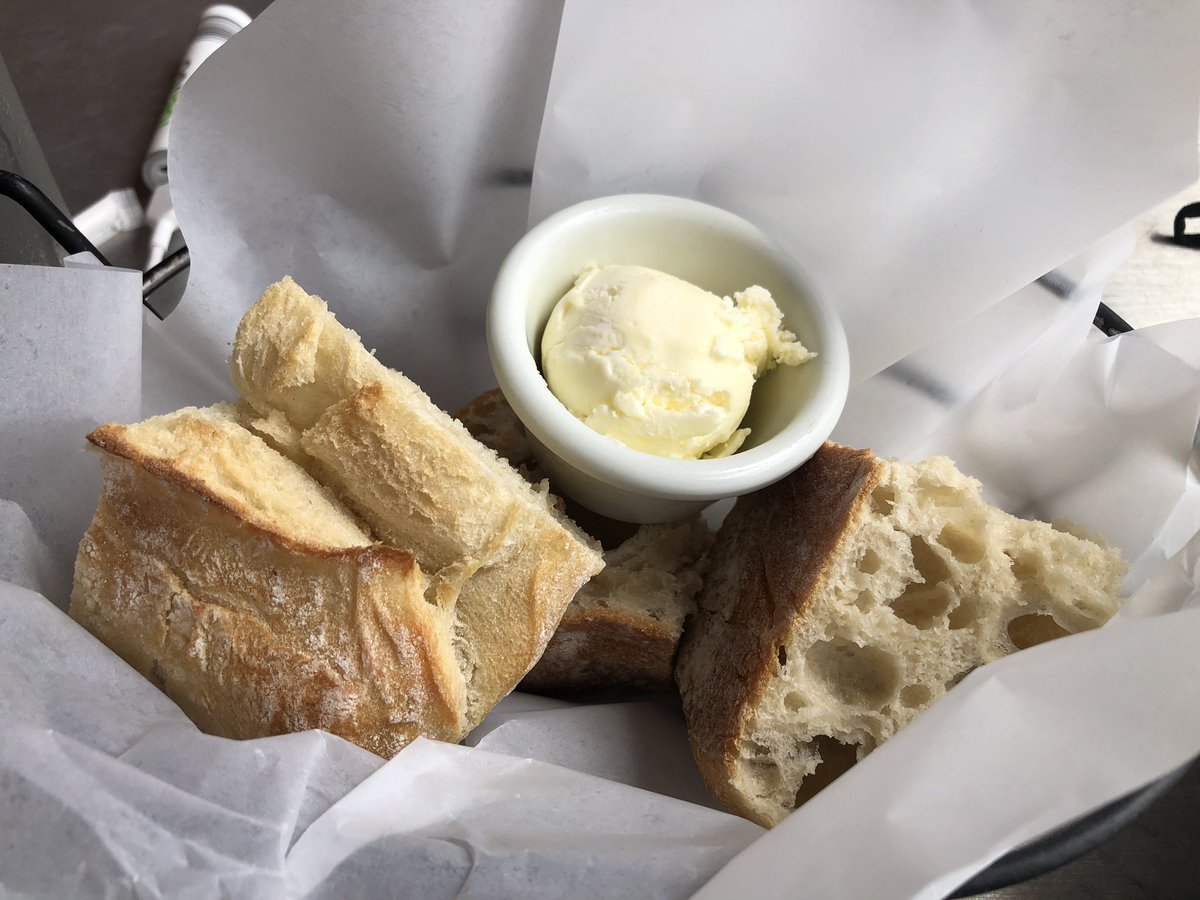 TheUGseries's tweet photo. Breaking news for @derekburgan: free bread & butter are now only available at Mythos upon request, servers will not even offer it unless you know to ask! @UniversalORL ^@skubersky https://t.co/xa4MKzQymI