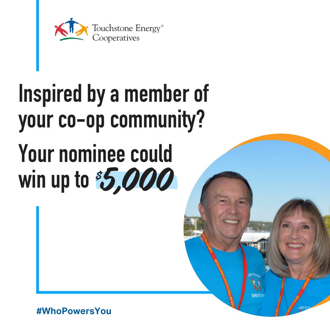 Let’s celebrate our co-op community heroes! There’s still time to nominate someone for the #WhoPowersYou contest today: WhoPowersYou.com.