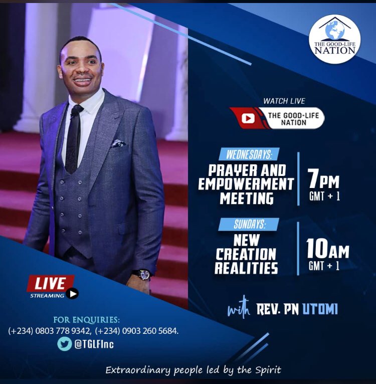 The Blessing of God is not to make you independent of God, the gift ultimately is to glorify God.- RPN

#ApeopleAreComing 

#RPN  

Don’t miss it!!