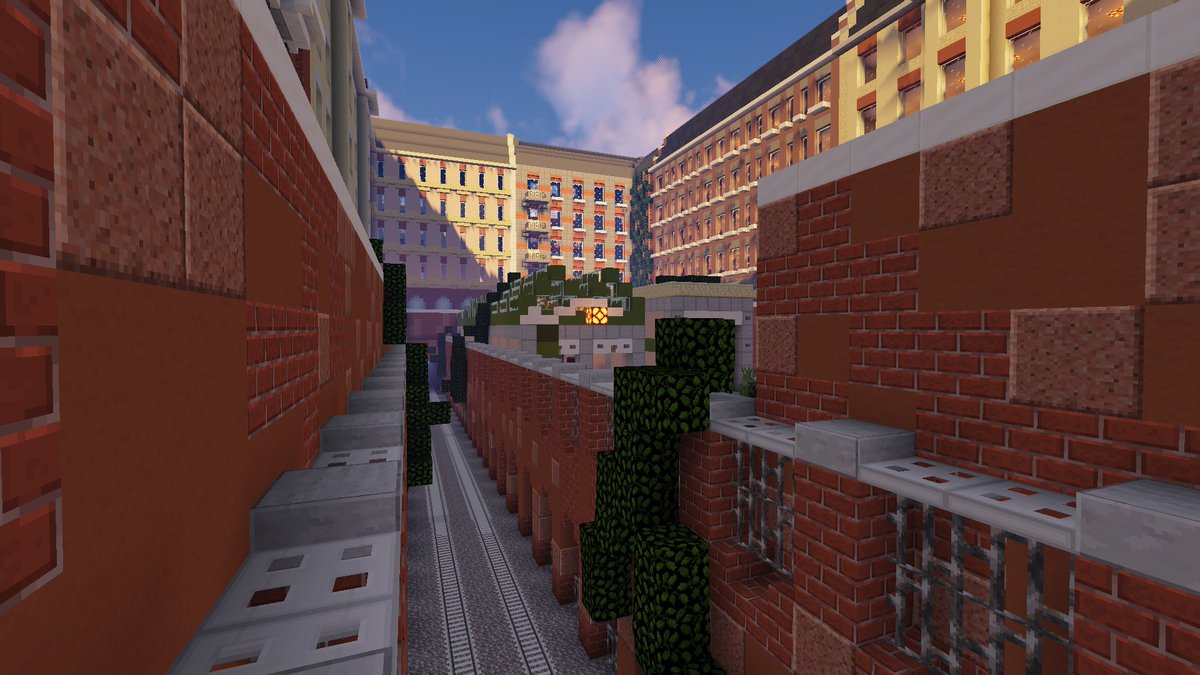 HarlonServer's tweet photo. A train depot hidden in a trench behind some houses, just a few hundred blocks away from Parliament Square - the heart of the city.
#minecraft #minecraftcity #minecraftserver #minecrafttrain #trains #minecraftarchitecture #architecture https://t.co/IWGDcdd9N6