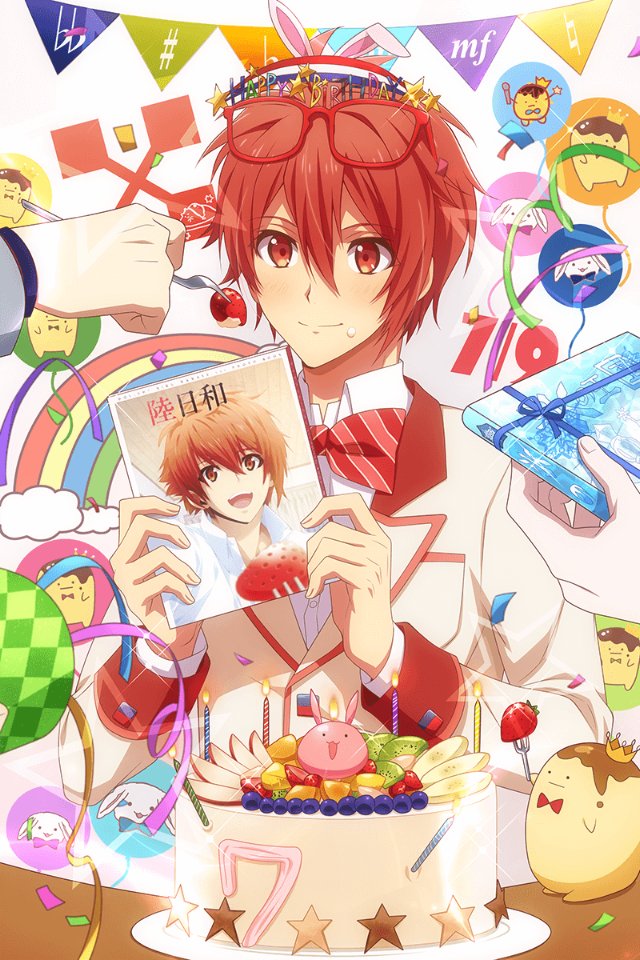 RIKU'S CAKE IS SO EXTRA COMPARED TO THE RESTI LOVE HOW THERE'S JUST TWO CANDLES ON THE SIDE OF THE CAKE BECAUSE THE TOP IS FULLTHE RABBIT'S THE CANDLE INSTEAD OF THE NUMBER