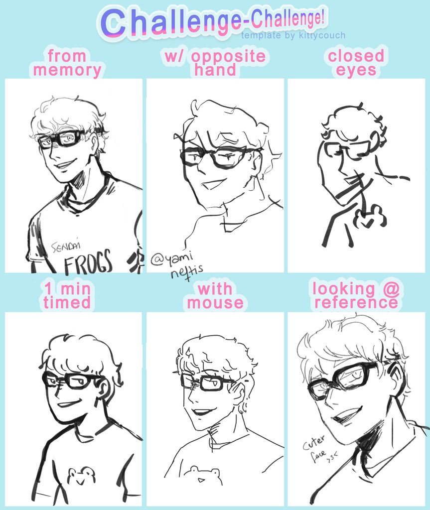 Boring meeting at work, so wanted to try this with Tsukki ? 