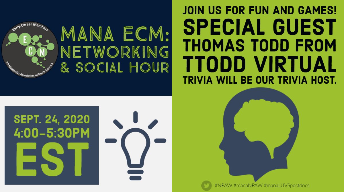 manaecm's tweet image. Keeping the #NPAW events rolling, tomorrow (Thur. 9/24) #MANAecm is hosting a TRIVIA and SOCIAL HOUR from 4-5:30 pm (EST) and we want to see you there! Make sure to check your email for the registration link for the event, or if you&apos;re a MANA ECM member send us a DM for the link.