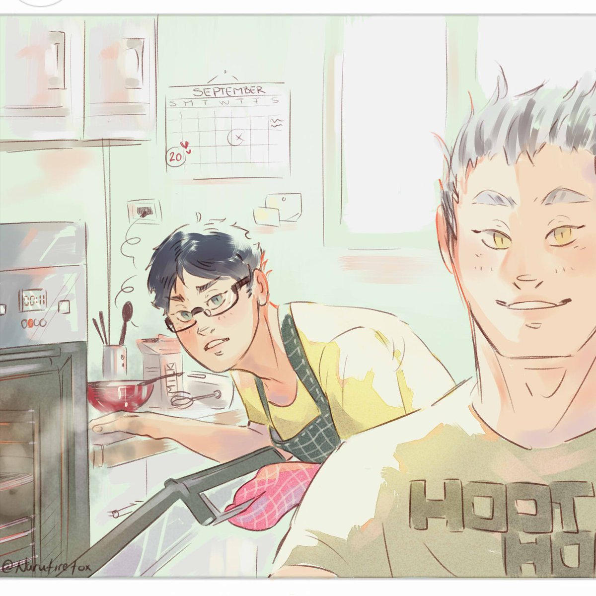 Narufirefox's tweet photo. Day 7: birthday (free)
Happy (super)belated bday Bokuto!
Now, should I even give Akaashi week a try...lol?
#BokutoWeek2020
#bokutokoutarou
#akaashikeiji #Haikyuu https://t.co/yIsX3Z3a05