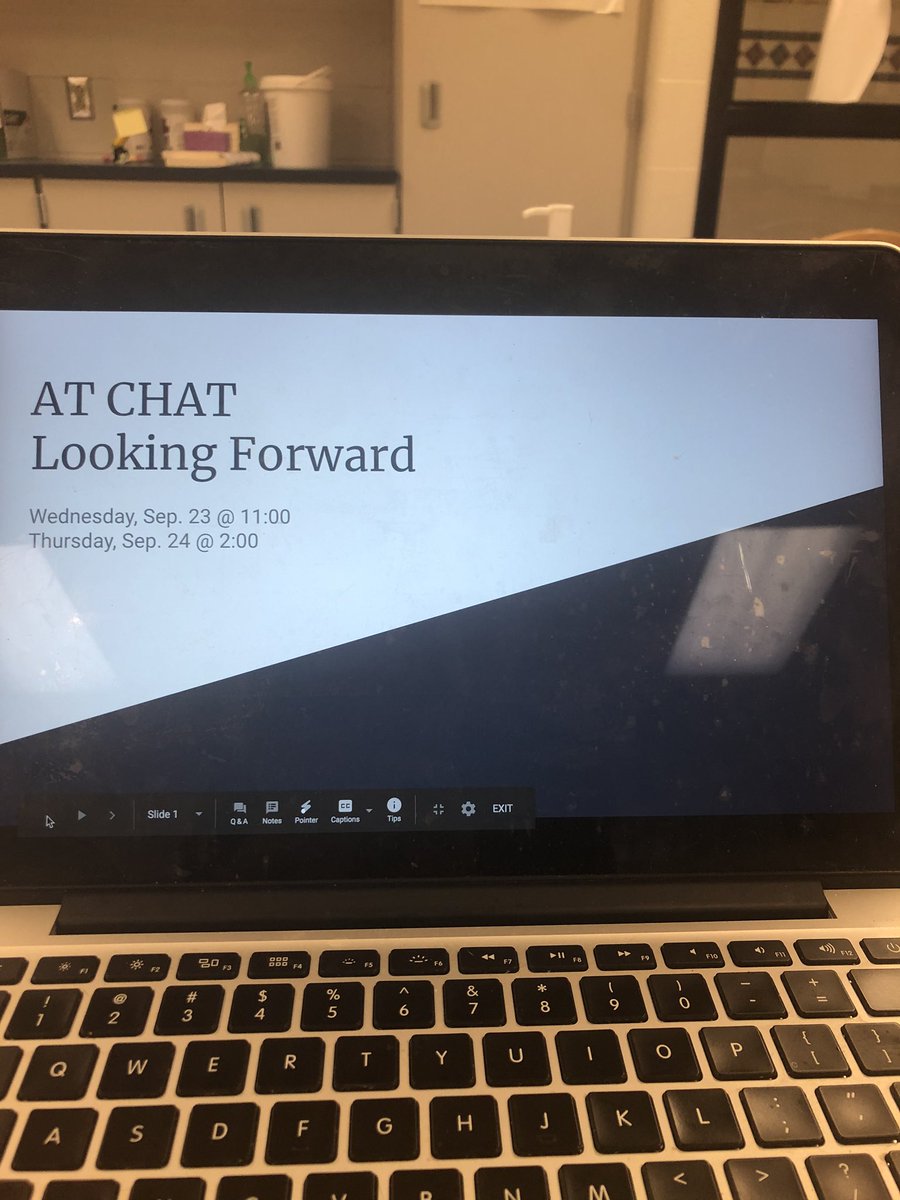 mag_hunt20's tweet photo. We had our first AT chat this morning and it was fantastic! We talked about looking forward and ways to practice mindfulness in our current situation while balancing anticipation of the future! Join us on Thursday at 1:00 for our next chat! #CommUnity #UHSAT https://t.co/86LSzqI3GV