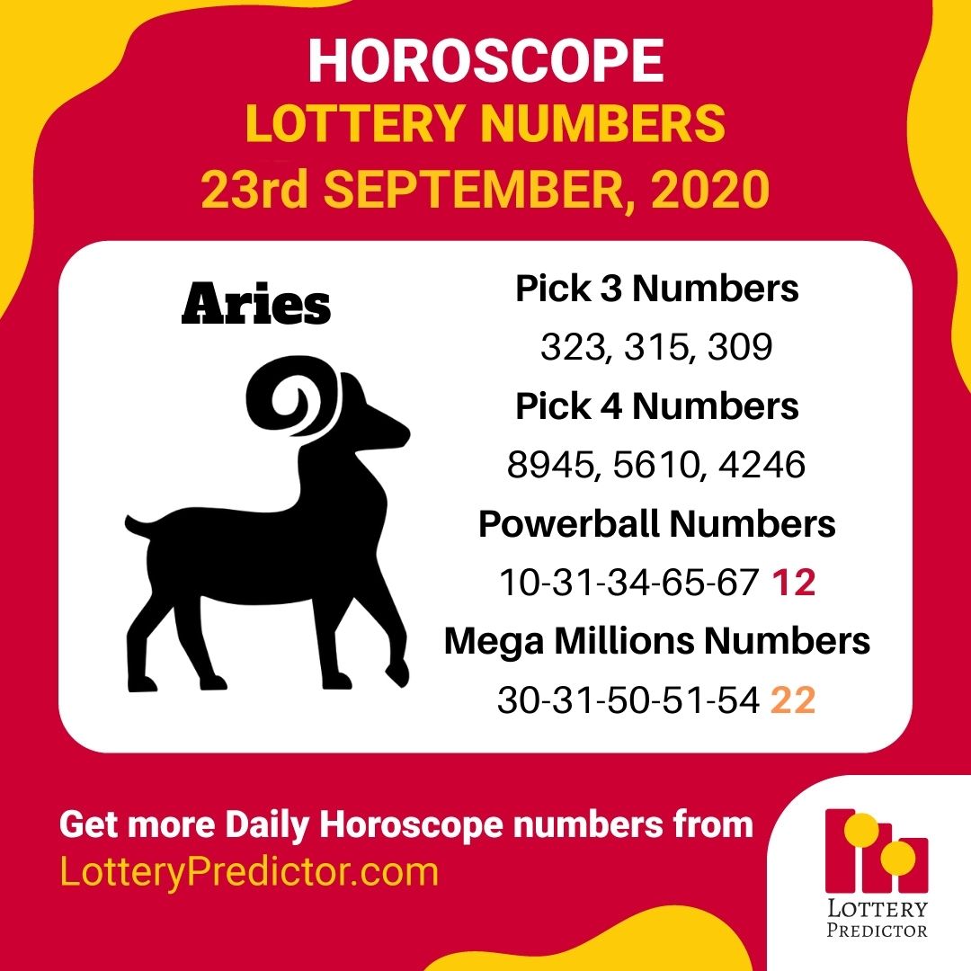 aries lotto numbers