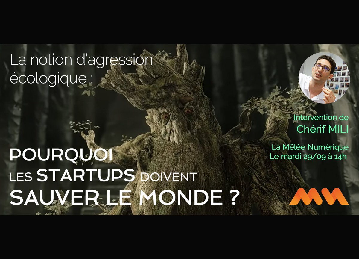 Nous consommons trop de ressources, trop vite, dans un modèle de société qui n'est juste pas tenable... Devant la nécessité de transformation, les startups ont non seulement un rôle essentiel à jouer, mais un rôle qu'ELLES SEULES peuvent jouer.

Discutons-en à la #MeleeNum