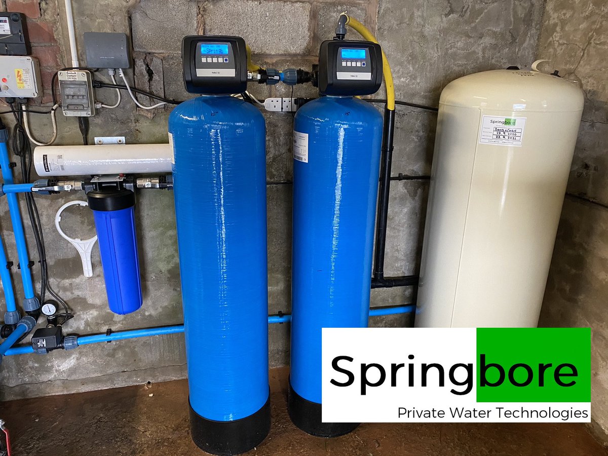A filtration system that feeds 3 houses in Lancaster, Lancashire. The filtration has been specified for the reduction of iron, manganese, hydrogen sulphide and hardness. A UV with pre filter has also been installed to eliminate any bacteria that may become present in the supply.