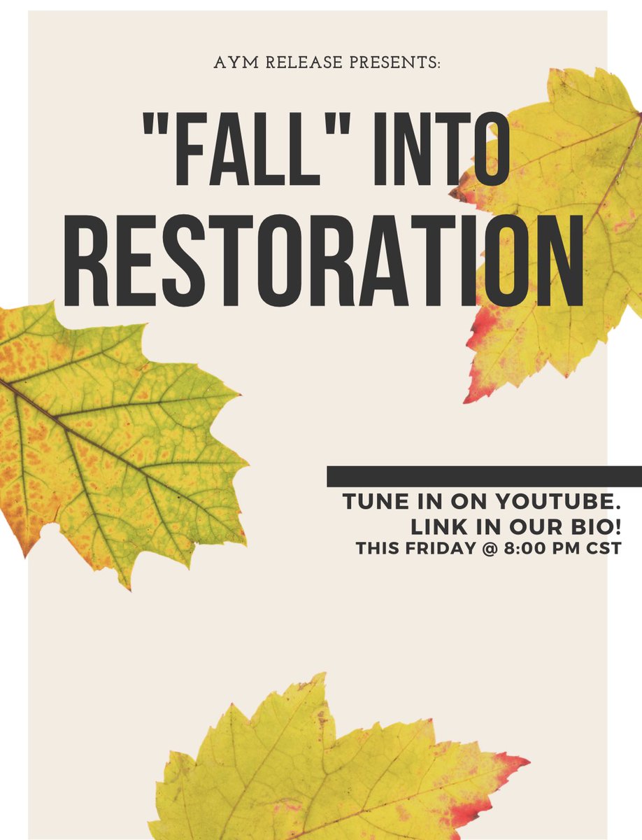 We cannot wait to worship with you all THIS friday @ 8 PM CST! 

Because we want to keep everyone on campus safe, we will not have AY service at the Unity Pond until further notice. Be sure to tune in on YouTube to stream the service live!