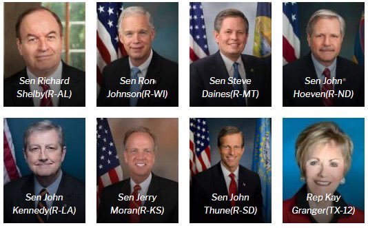 Fah_Lo_Me's tweet photo. @ProjectLincoln @RonJohnsonWI #RussianRon spent July 4, 2018, with 6 other Senators and #KremlinKay meeting in secret with the Russian State Duma. 

Two of them are up for election.

Please follow and support: @stevebullockmt who’s challenging 
#SovietSteve Daines and @Welch_tx who’s challenging #KremlinKay. https://t.co/ngdITYwSNt