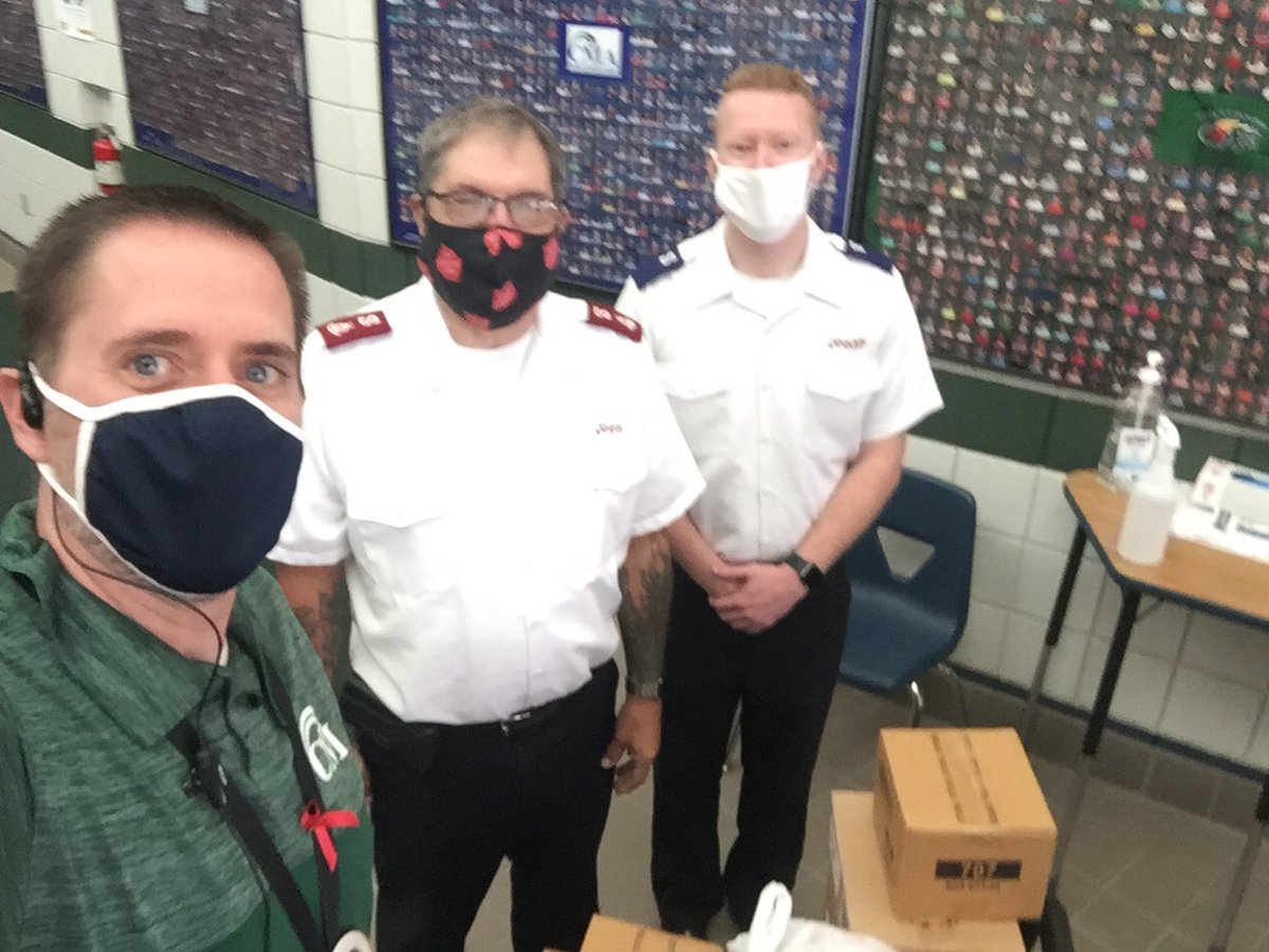 Thank you <a href="/SpiritAero/">Spirit AeroSystems</a> for your donation of school supplies delivered by @SalArmyICT Nothing brightens a day quite like an unexpected act of kindness #wpsproud